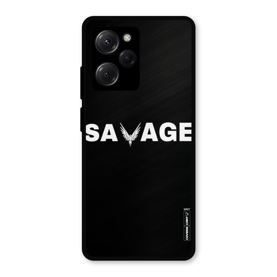 Savage Metal Back Case for Poco X5 Pro