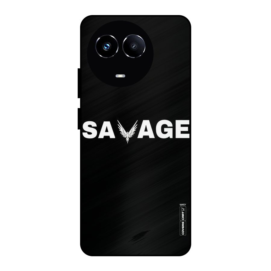 Savage Metal Back Case for Realme Narzo 60X