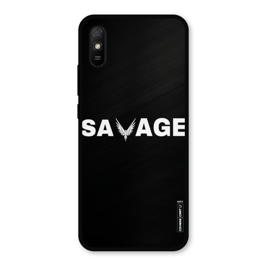 Savage Metal Back Case for Redmi 9a