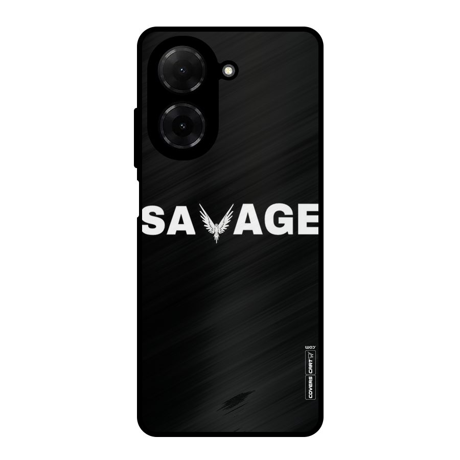 Savage Metal Back Case for Redmi A5 4G