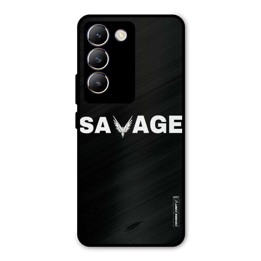 Savage Metal Back Case for Vivo T3 5G