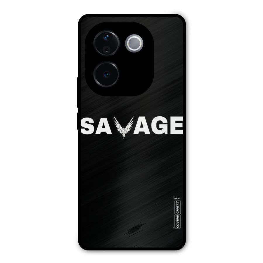 Savage Metal Back Case for Vivo T3 Pro