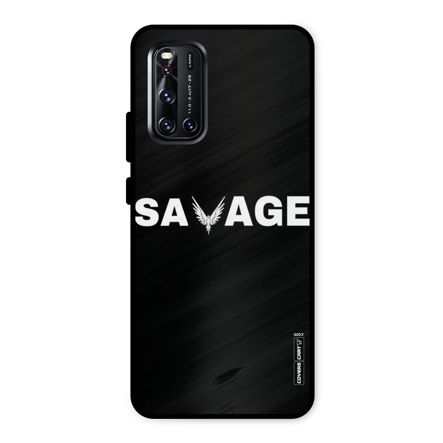 Savage Metal Back Case for Vivo V19