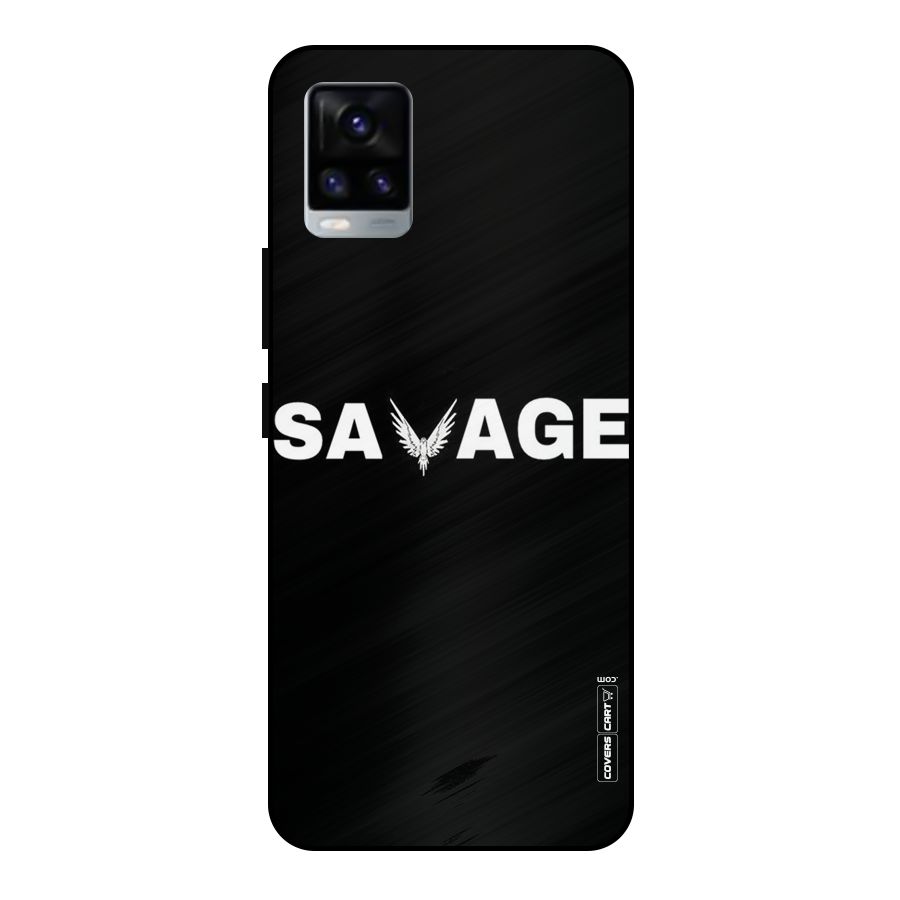 Savage Metal Back Case for Vivo V20 2021