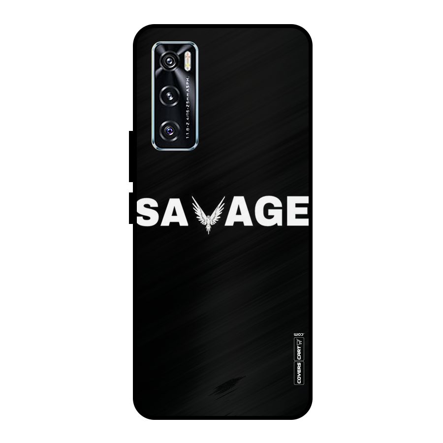 Savage Metal Back Case for Vivo V20 SE