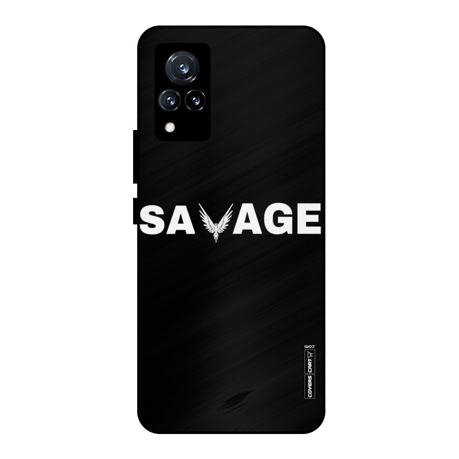 Savage Metal Back Case for Vivo V21 5G