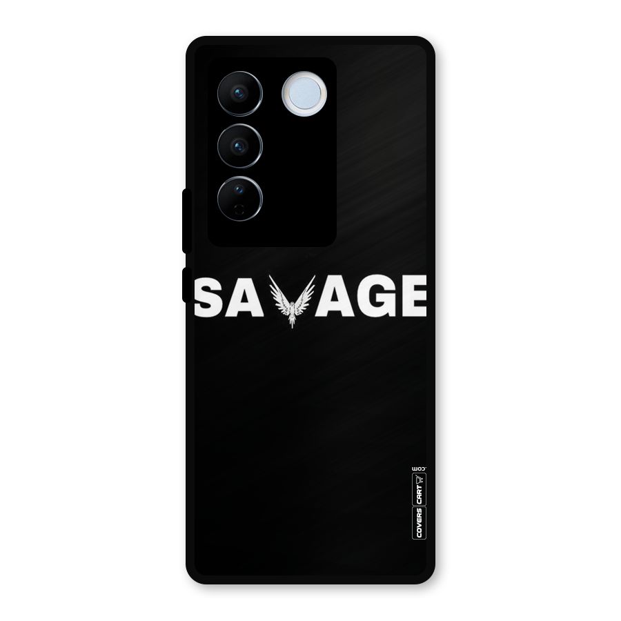 Savage Metal Back Case for Vivo V27