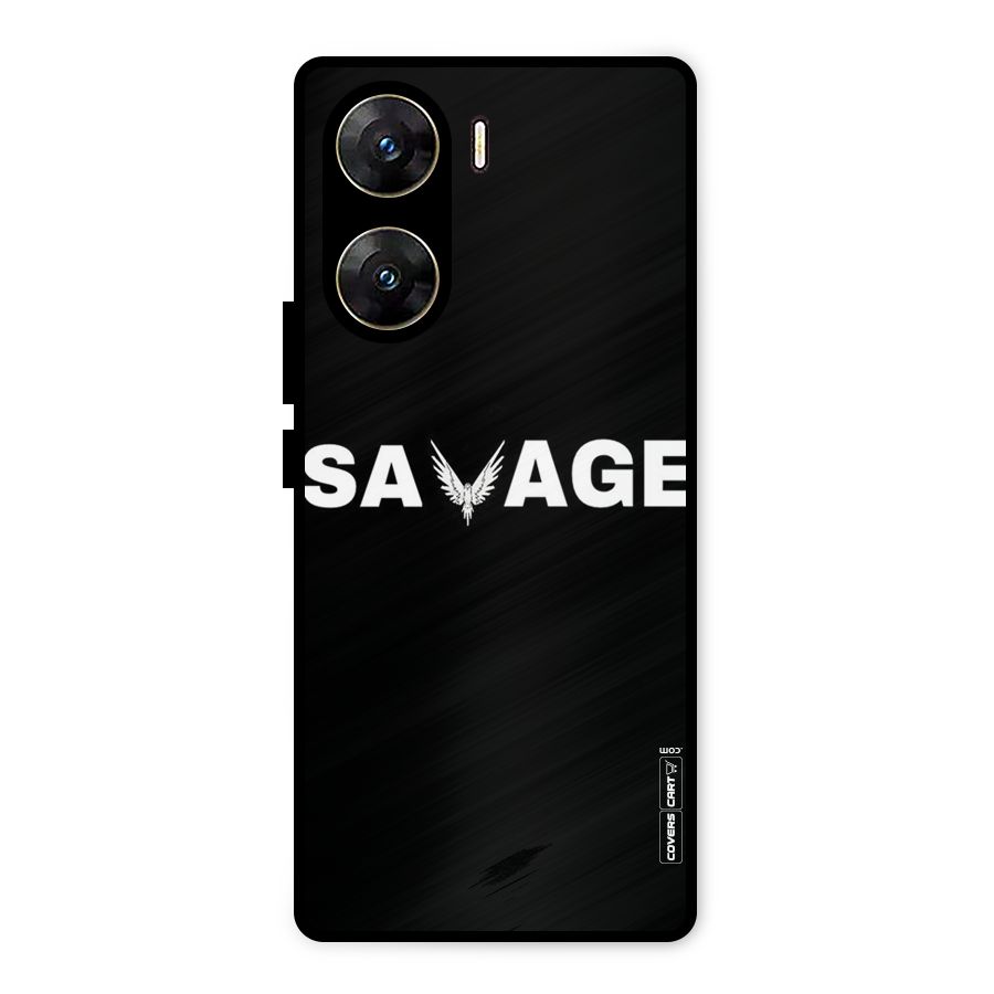 Savage Metal Back Case for Vivo V29e