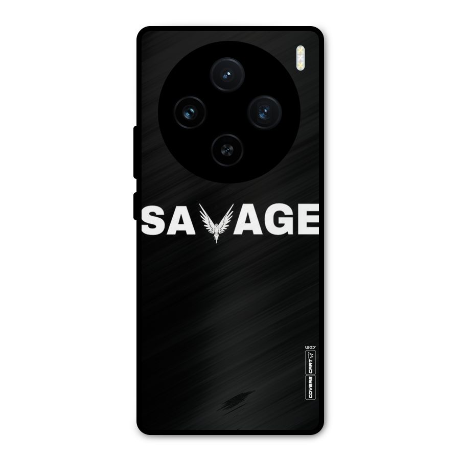 Savage Metal Back Case for Vivo X100