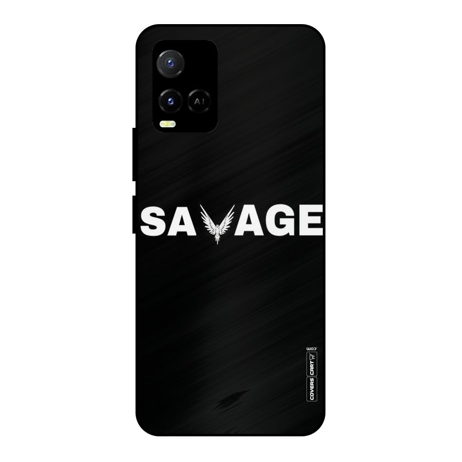 Savage Metal Back Case for Vivo Y21