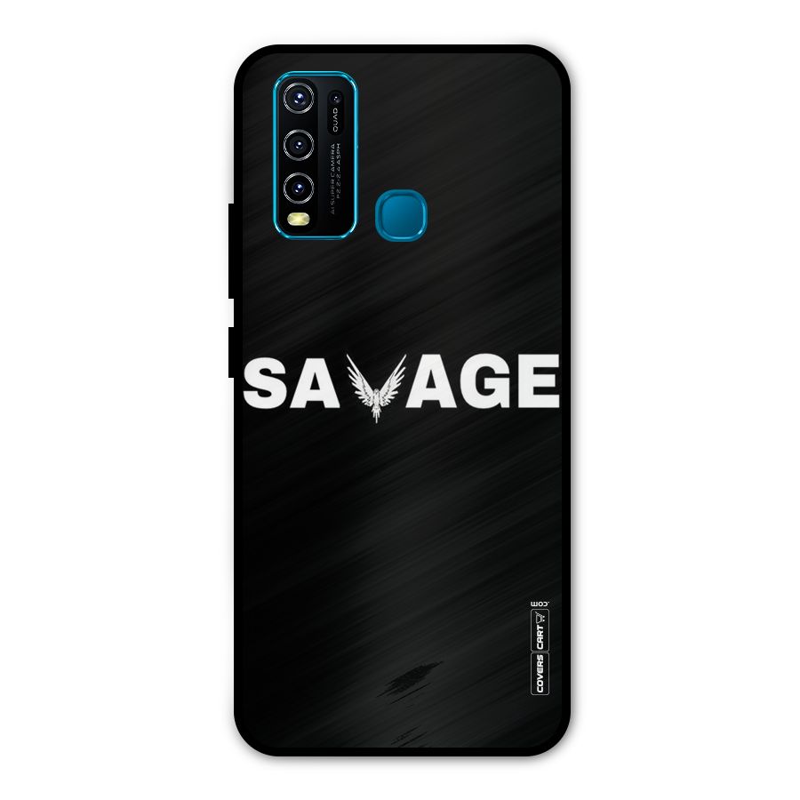 Savage Metal Back Case for Vivo Y30