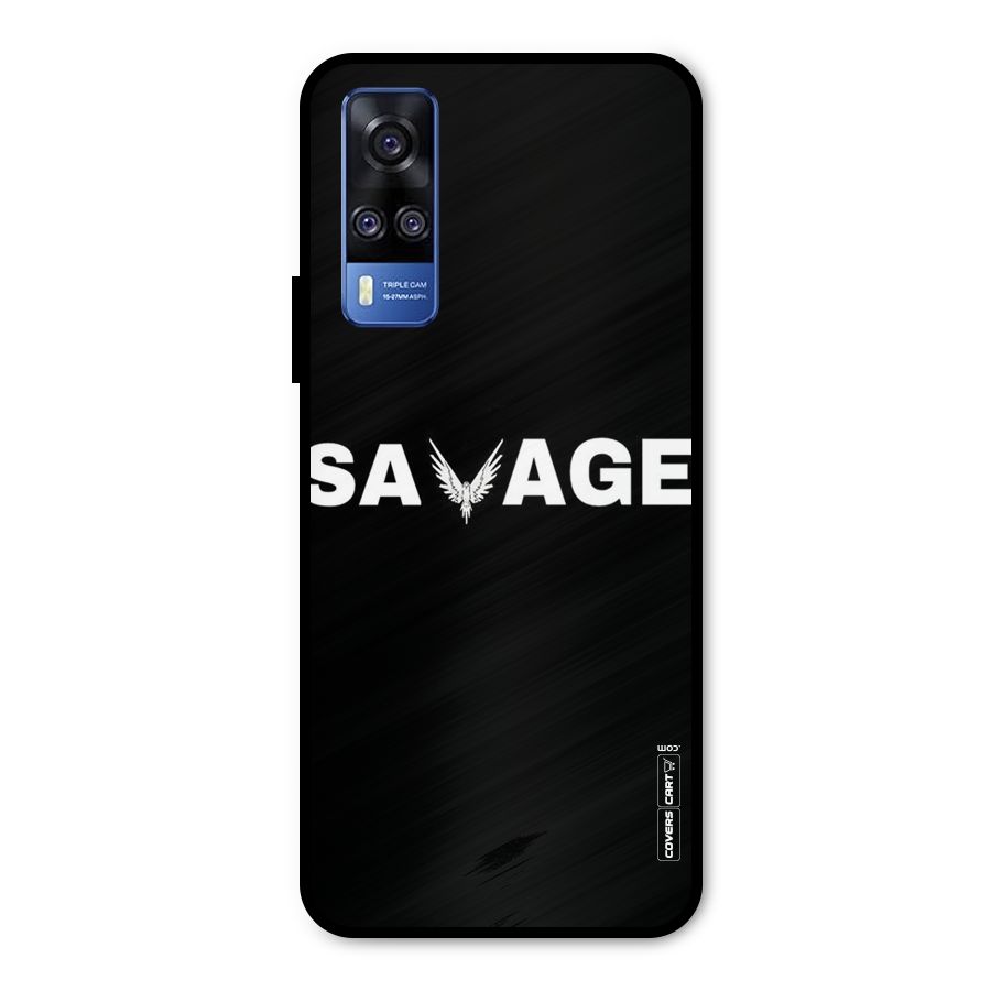 Savage Metal Back Case for Vivo Y31