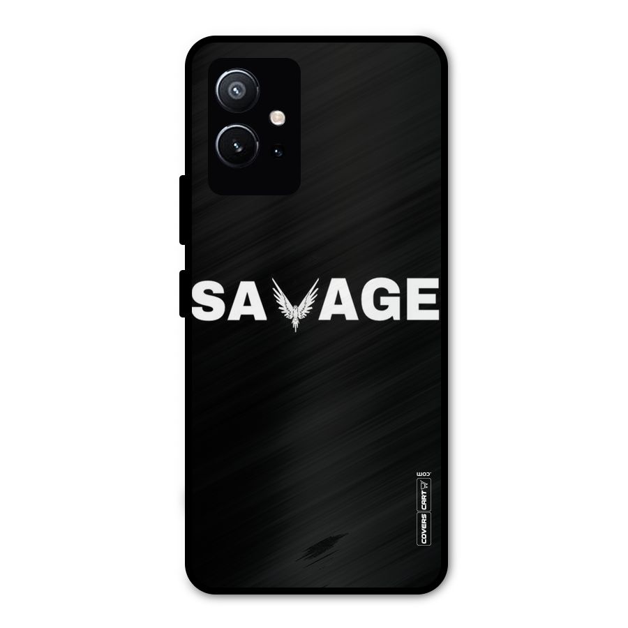 Savage Metal Back Case for Vivo Y75 5G