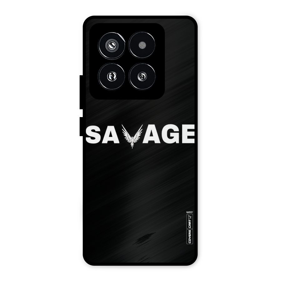Savage Metal Back Case for Xiaomi 14 Pro