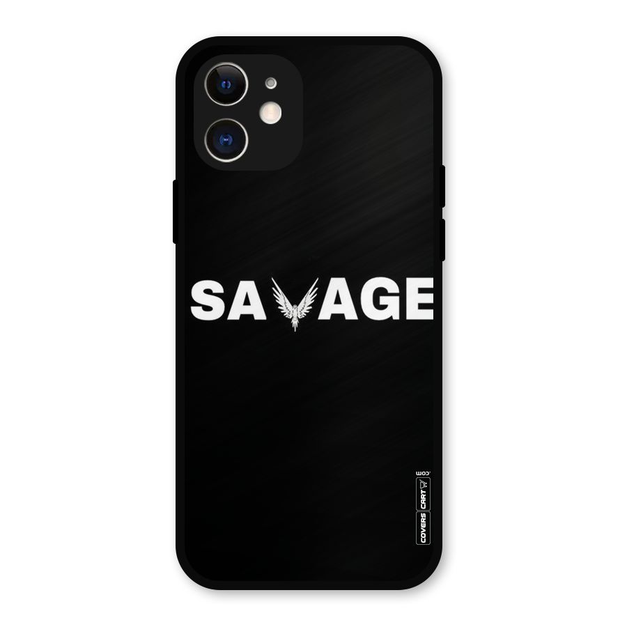 Savage Metal Back Case for iPhone 12