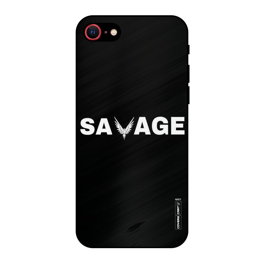 Savage Metal Back Case for iPhone SE 2020