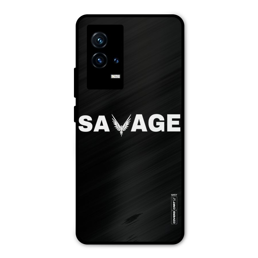 Savage Metal Back Case for iQOO 9 5G