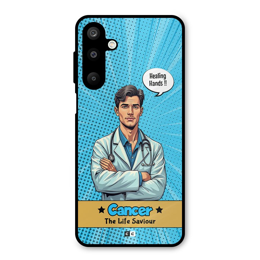 Saviour Cancer Metal Back Case for Galaxy M16