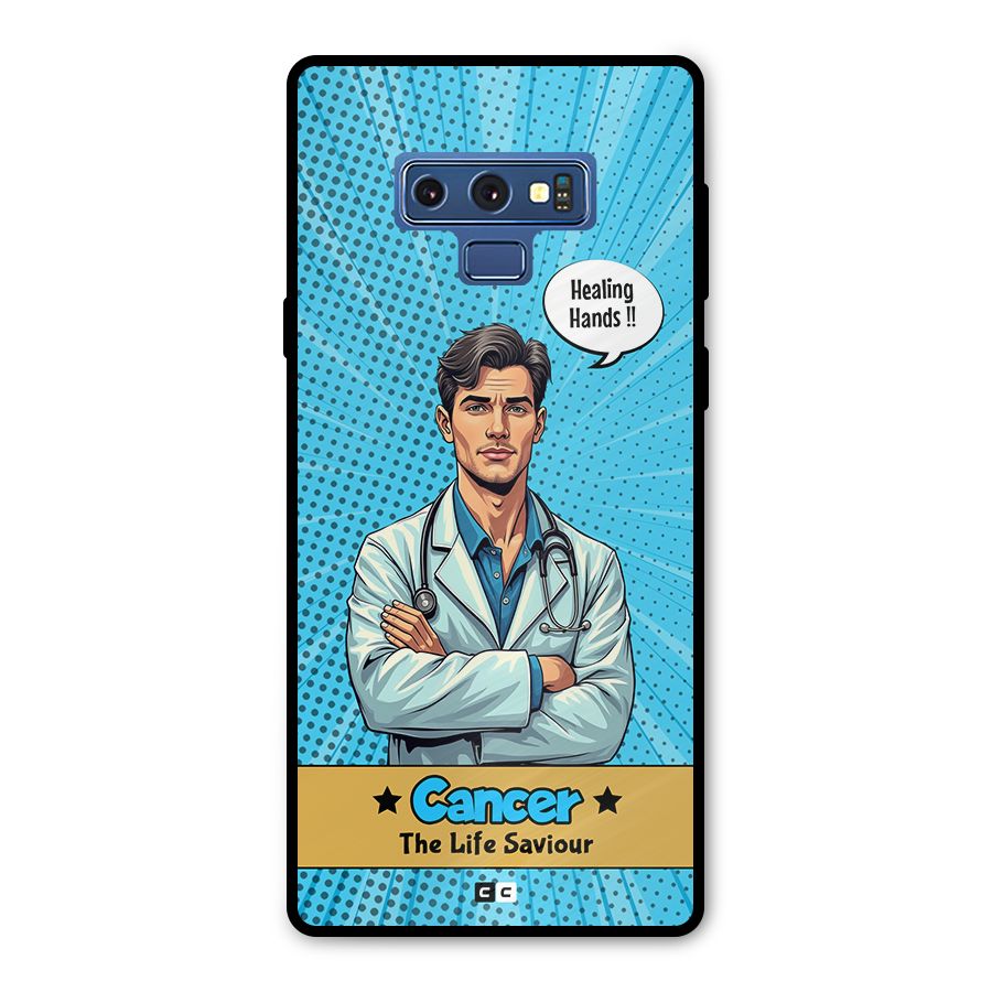 Saviour Cancer Metal Back Case for Galaxy Note 9