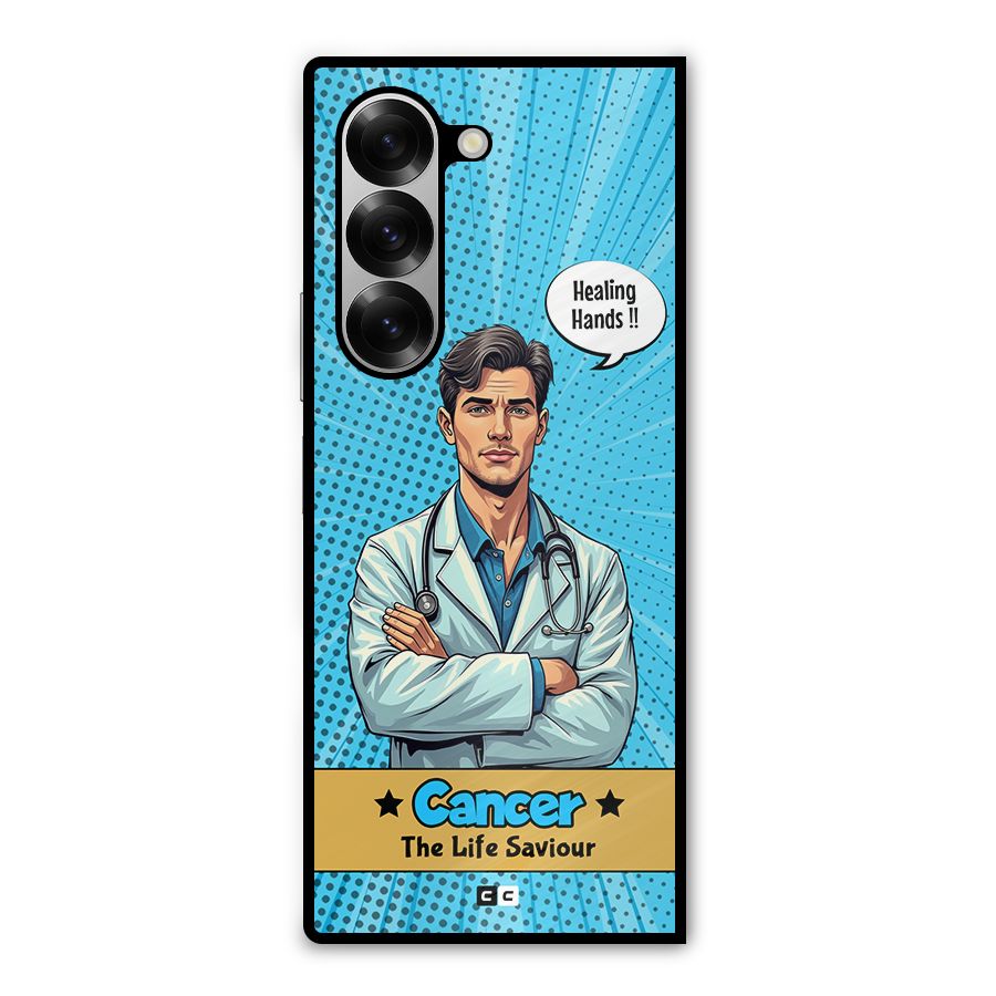 Saviour Cancer Metal Back Case for Galaxy Z Fold6