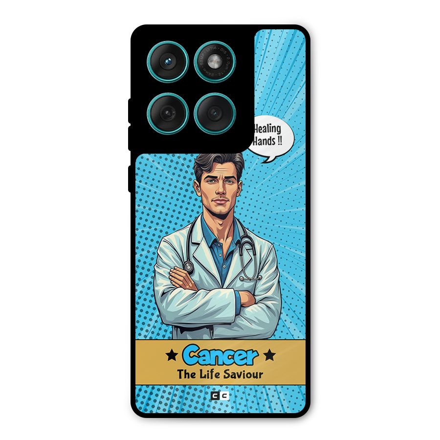 Saviour Cancer Metal Back Case for Motorola Edge 60 Fusion