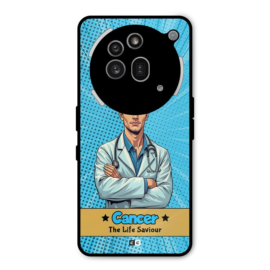 Saviour Cancer Metal Back Case for Nothing Phone 3a Pro