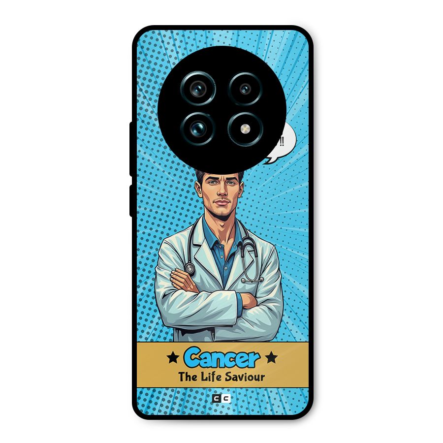 Saviour Cancer Metal Back Case for Realme 13 Pro Plus