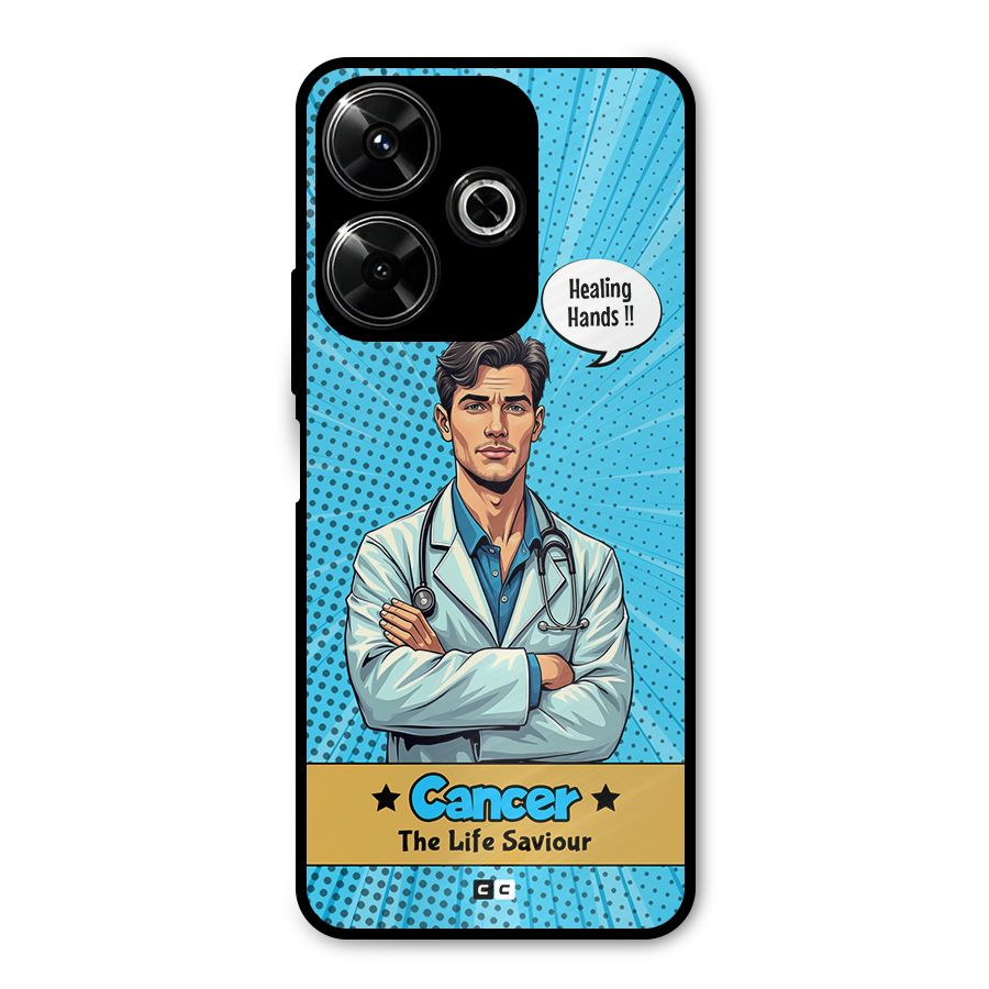 Saviour Cancer Metal Back Case for Redmi 13 5G