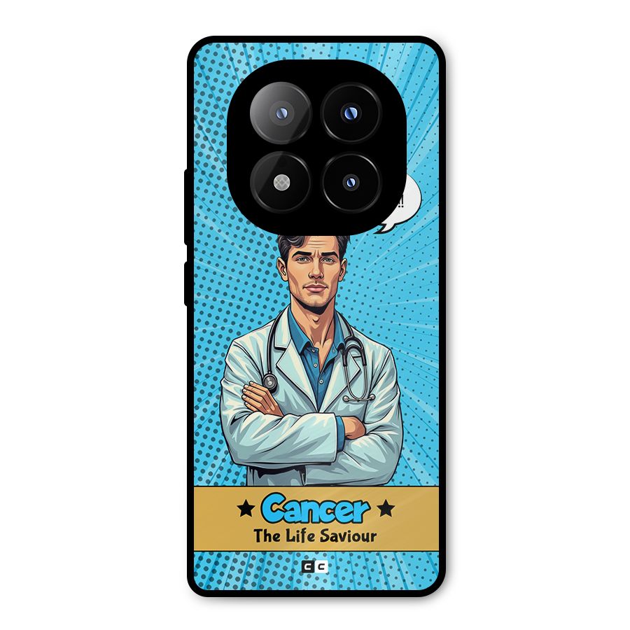 Saviour Cancer Metal Back Case for Redmi Note 14 Pro Plus 5G