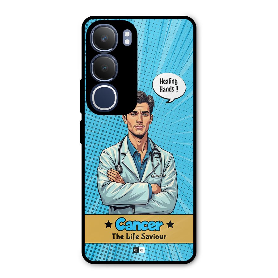 Saviour Cancer Metal Back Case for Vivo Y29