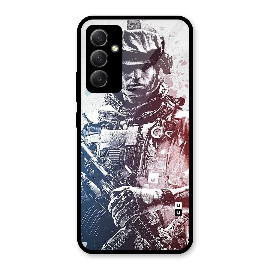 Saviour Glass Back Case for Galaxy A34