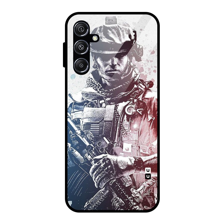 Saviour Glass Back Case for Galaxy M34 5G