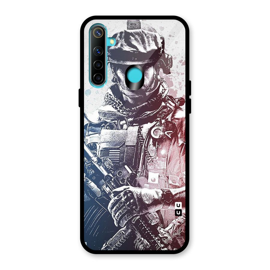 Saviour Glass Back Case for Realme 5i