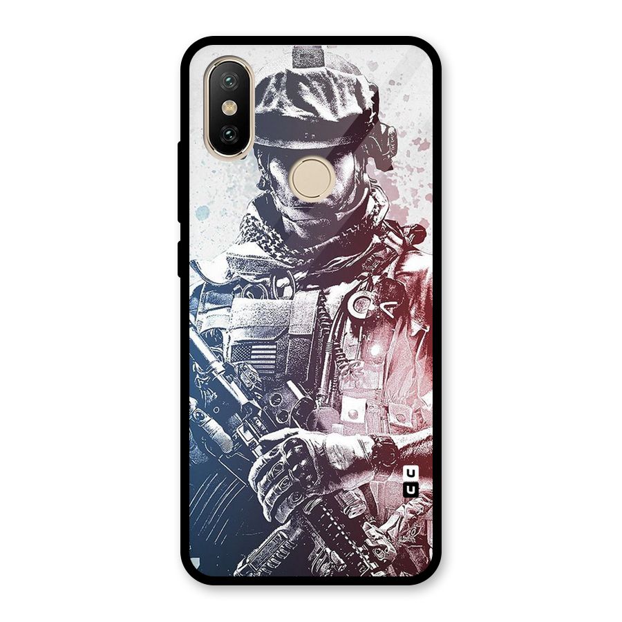 Saviour Glass Back Case for Redmi A2