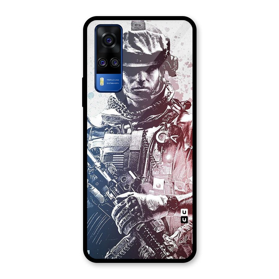 Saviour Glass Back Case for Vivo Y31