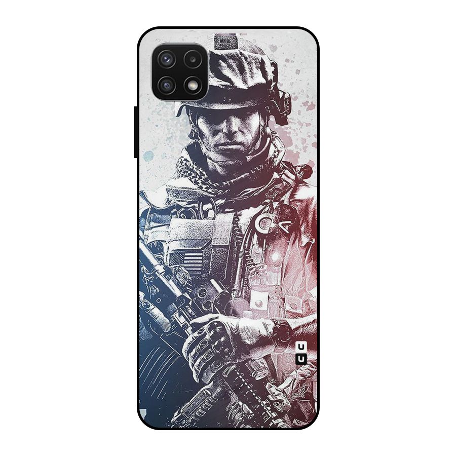 Saviour Metal Back Case for Galaxy A22 5G