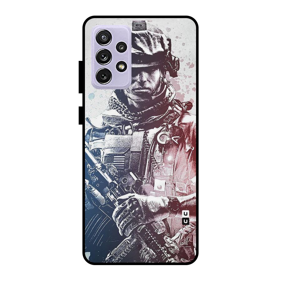 Saviour Metal Back Case for Galaxy A72