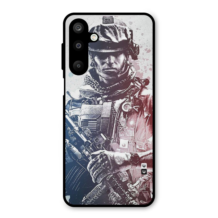 Saviour Metal Back Case for Galaxy M16