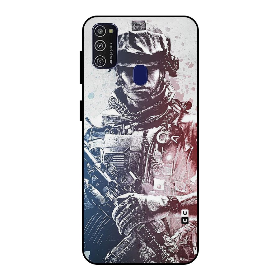 Saviour Metal Back Case for Galaxy M30s