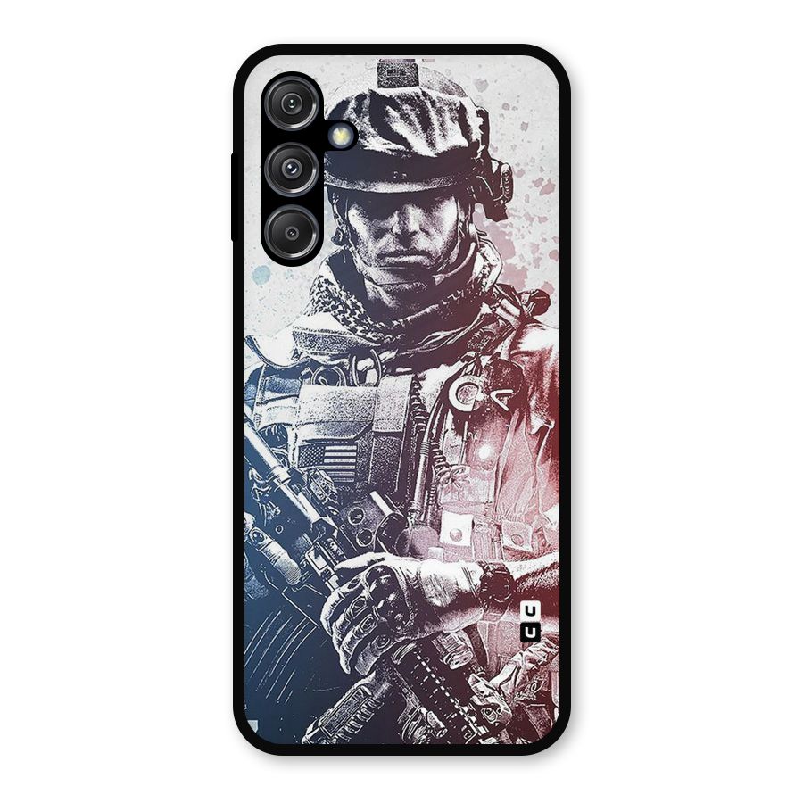 Saviour Metal Back Case for Galaxy M34 5G