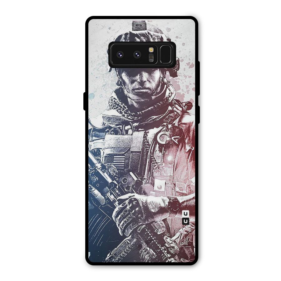 Saviour Metal Back Case for Galaxy Note 8
