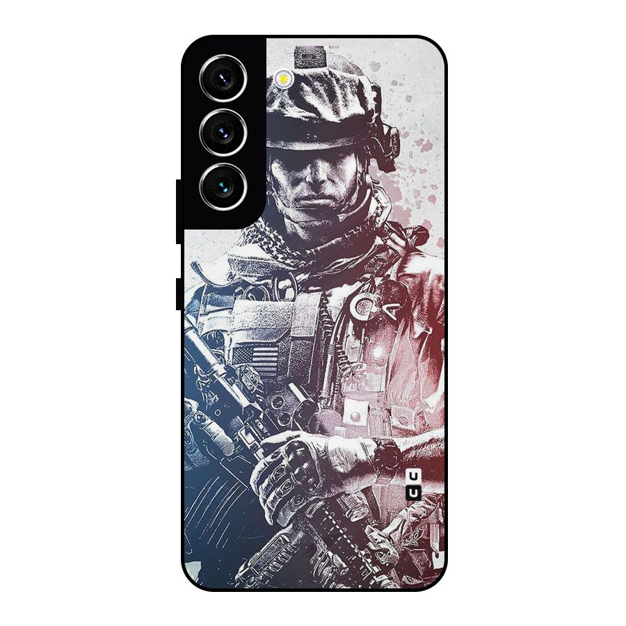 Saviour Metal Back Case for Galaxy S22 5G