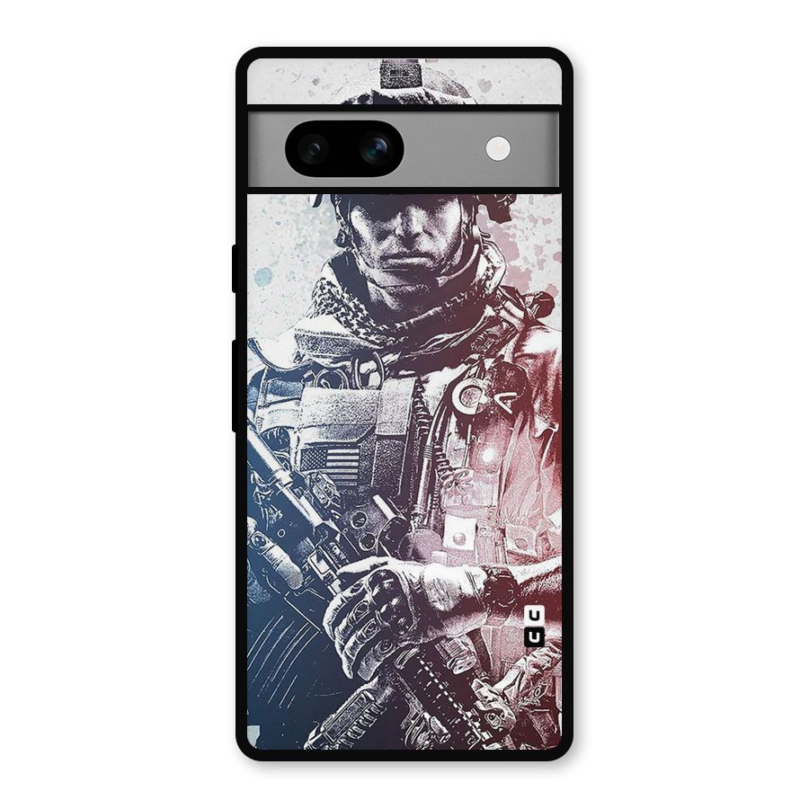 Saviour Metal Back Case for Google Pixel 7a