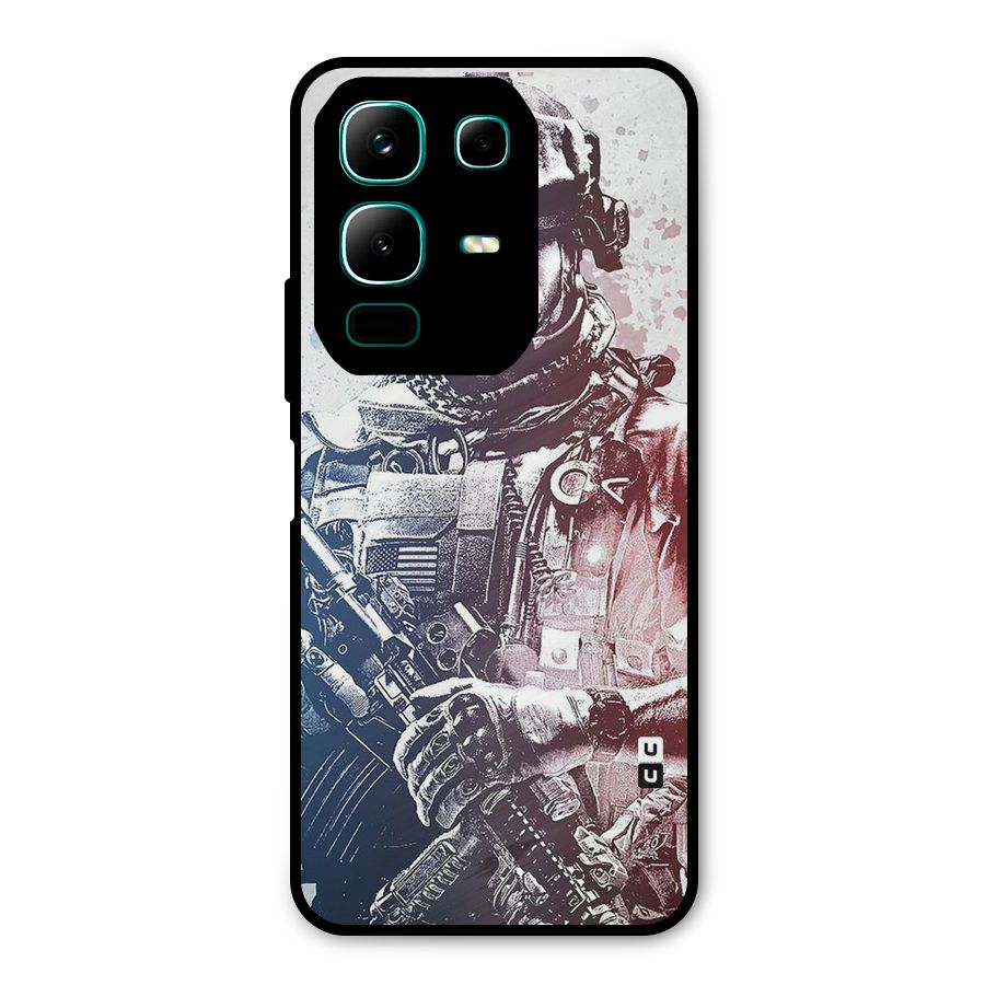 Saviour Metal Back Case for Infinix Note 50x