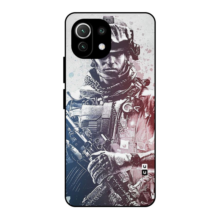 Saviour Metal Back Case for Mi 11 Lite