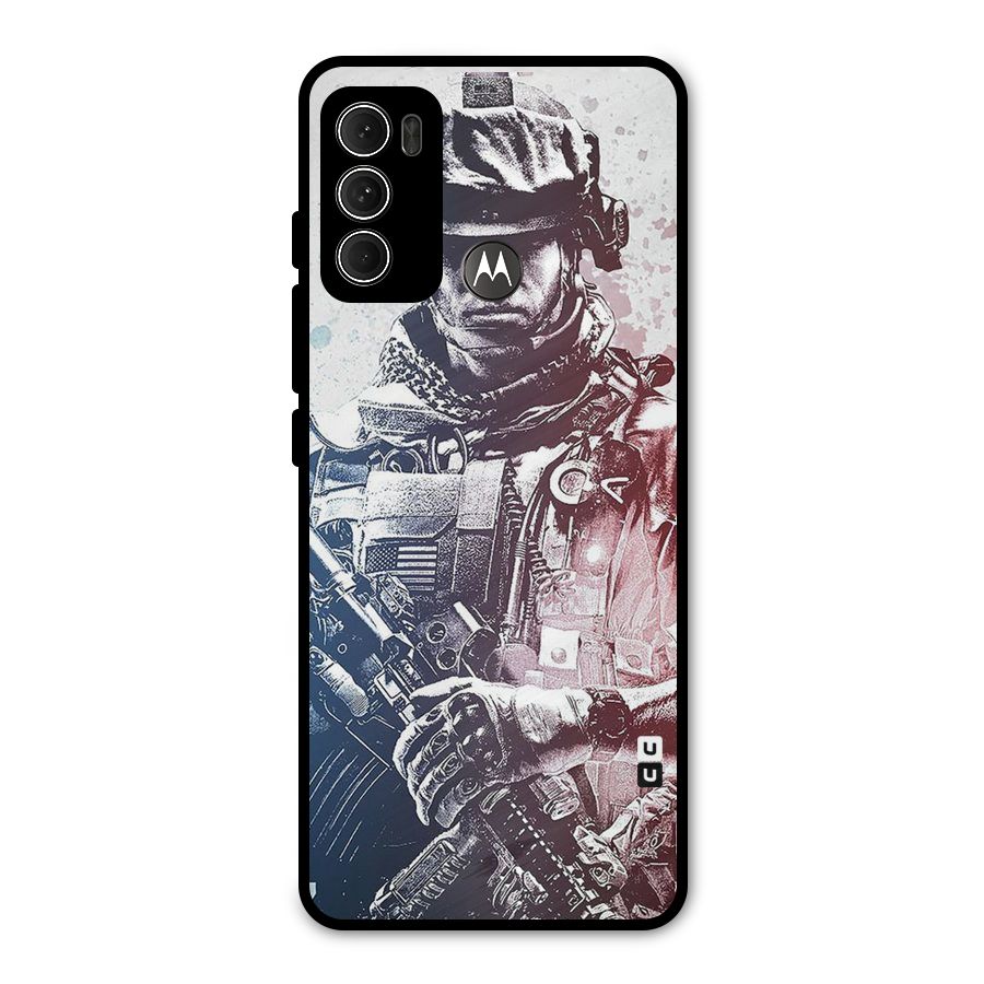 Saviour Metal Back Case for Moto G60