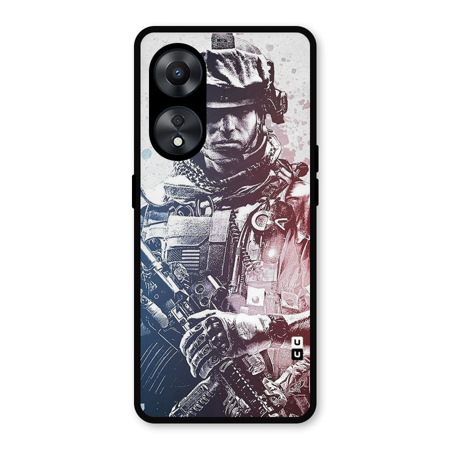 Saviour Metal Back Case for Oppo A78