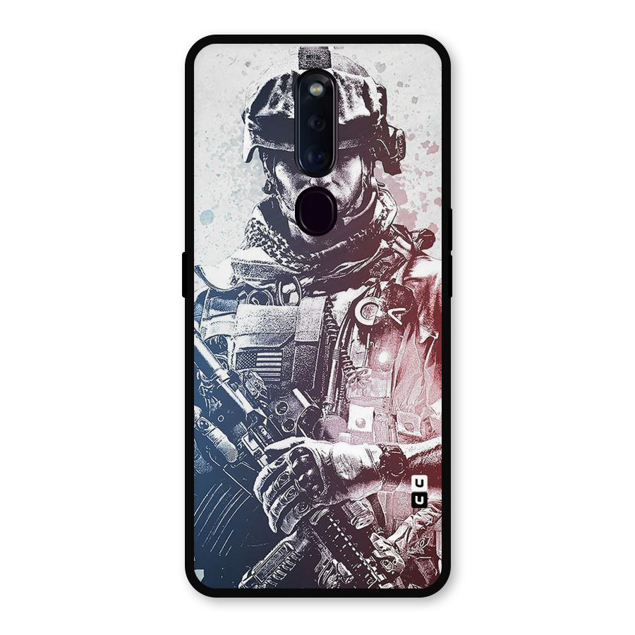 Saviour Metal Back Case for Oppo F11 Pro