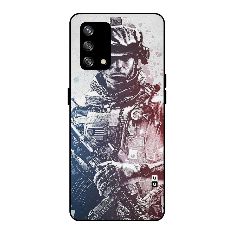 Saviour Metal Back Case for Oppo F19
