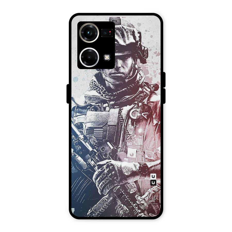Saviour Metal Back Case for Oppo F21 Pro 4G
